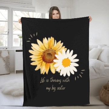 Discover Big Sister Fleece Blankets