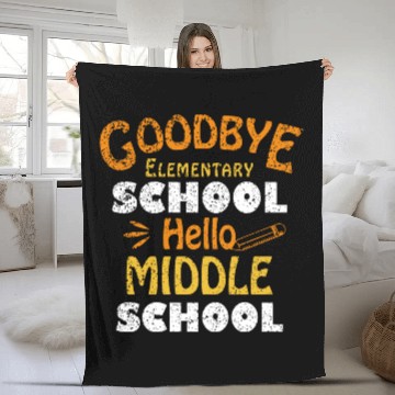 Discover Back To School Gift Elementary School Graduation Fleece Blankets