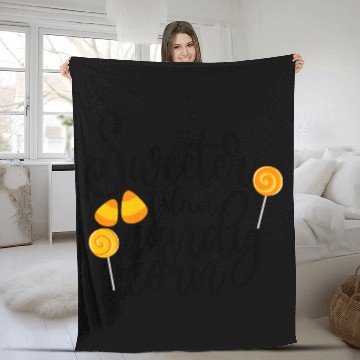 Discover Sweeter Than Candy Corn Fleece Blankets
