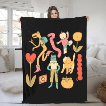 Discover Family Gathering Fleece Blankets