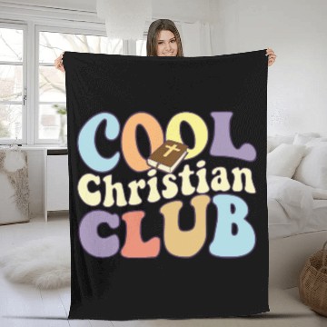 Discover Cool Christian Club Religious Team Jesus Christ Fleece Blankets