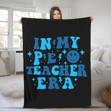 Discover In My PE Teacher Era Physical Education Teacher Fleece Blankets