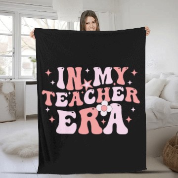 Discover In My Teacher Era Fleece Blankets