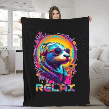 Discover Relax Seal Fleece Blankets