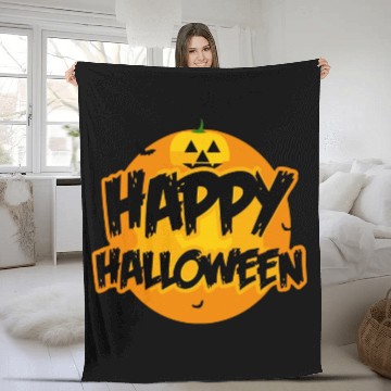 Discover halloween day Fleece Blankets