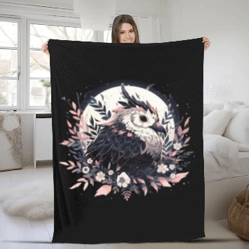 Discover Bird Birds Bird Head Bird Animals Nature Fleece Blankets