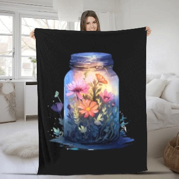 Discover Wild Flowers Fleece Blankets Design - Funny gift