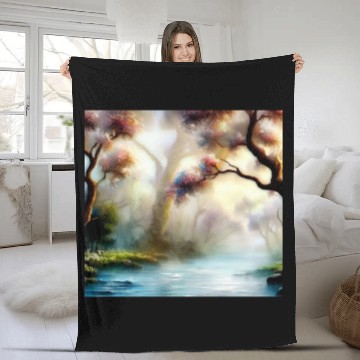 Discover Spring day Fleece Blankets