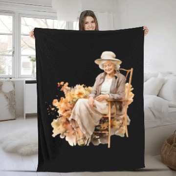 Discover Wild Flowers Fleece Blankets Design - Funny gift