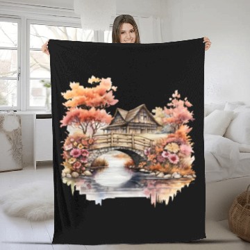 Discover Wild Flowers Fleece Blankets Design - Funny gift