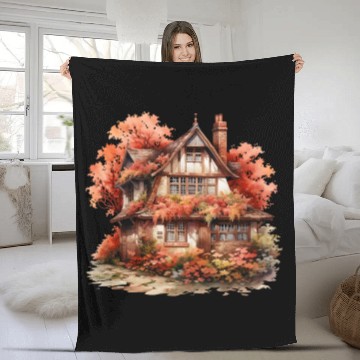 Discover Wild Flowers Fleece Blankets Design - Funny gift