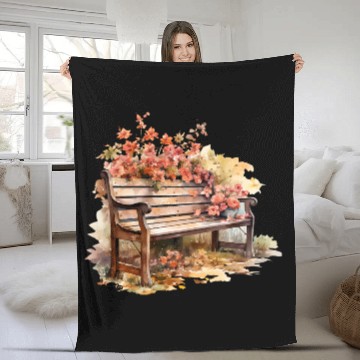 Discover Wild Flowers Fleece Blankets Design - Funny gift