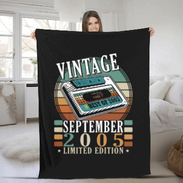 Discover september 2005 Anniversary september 2005 septembe Fleece Blankets