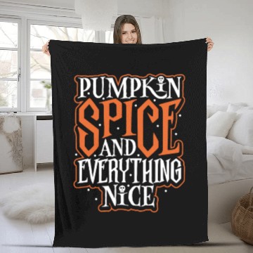 Discover Scary Pumpkin Halloween Costume Autumn Fall Gift Fleece Blankets