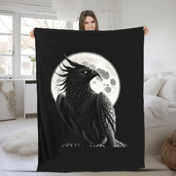 Discover Phoenix bird [clothing store][clothes store] Fleece Blankets