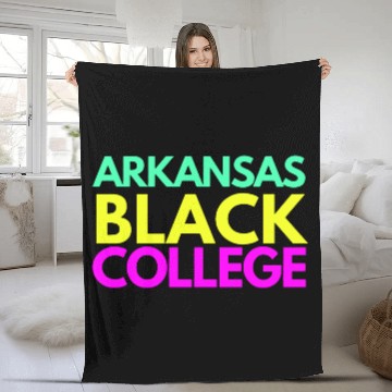 Discover Arkansas Yellow Black College Fleece Blankets (Invest Edt)