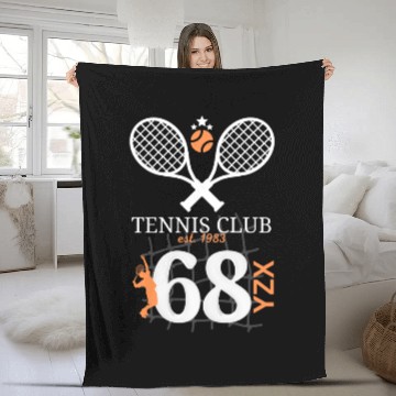 Discover Tennis club Fleece Blankets