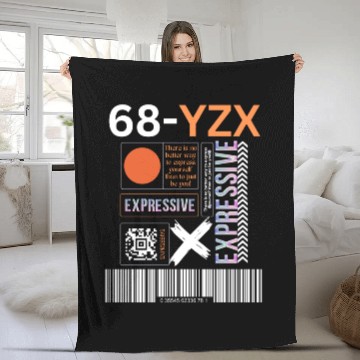 Discover Expressive streetwear Fleece Blankets