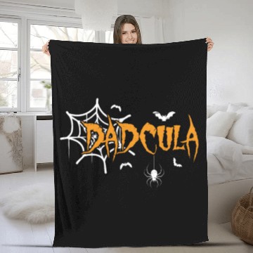 Discover Vampire For Dad Lazy Creepy Halloween Fleece Blankets