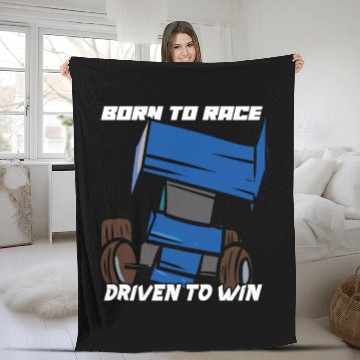 Discover Sprint Car Mom Dirt Track Racing Racing Race Day Fleece Blankets