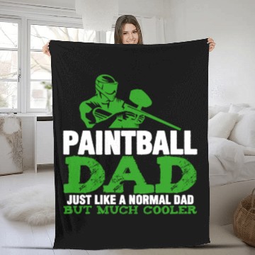 Discover Paintball Dad Joke Daddy Airsoft Gear Camo Vest Fleece Blankets