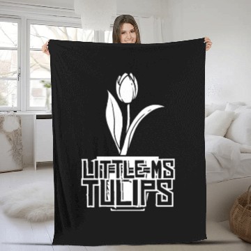 Discover Tulip Gardening Tulips Fleece Blankets