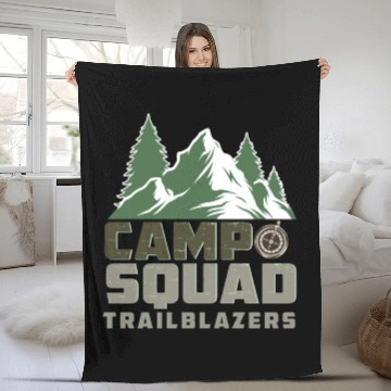 Discover CAMP SQUAD TRAILBLAZERS Fleece Blankets