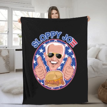 Discover Sloppy Joes Biden Fleece Blankets