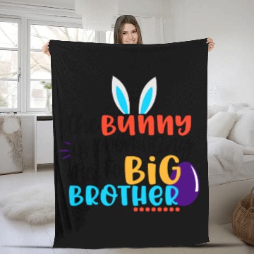 Discover The Bunny Is Promoting Me To Big Brother Fleece Blankets
