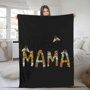 Discover Blessed Mama Fleece Blankets