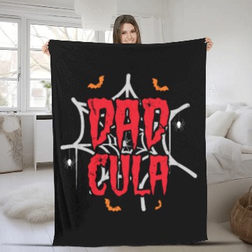 Discover Spider Bat Vampire For Dad Lazy Creepy Halloween Fleece Blankets