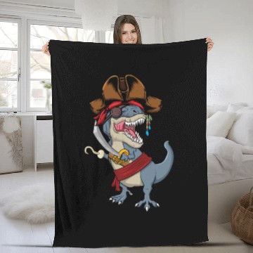 Discover Hook Dinosaur Jolly Pirate Decor Lazy Halloween Fleece Blankets