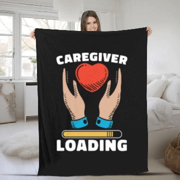 Discover Caregiving Caregiver Loading Independent Caregiver Fleece Blankets