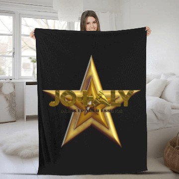 Discover Jotaly Gold Star Fleece Blankets