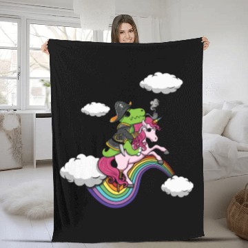 Discover Dinosaur Pirate Unicorn Lazy Creepy Halloween Fleece Blankets
