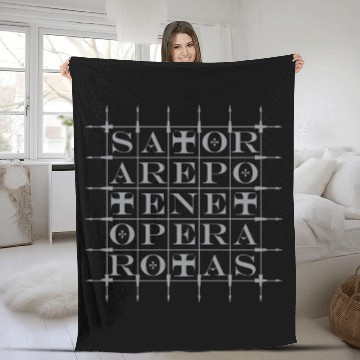 Discover SATOR Square [GREY] Fleece Blankets