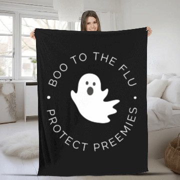 Discover NICU Halloween | Boo to the flu | Protect Preemies Fleece Blankets