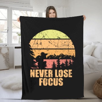Discover Funny Camera Photography Quote Gift Fleece Blankets