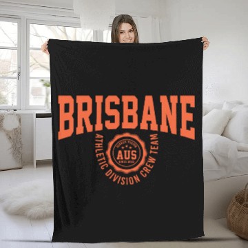Discover Brisbane Athletic Division Fleece Blankets