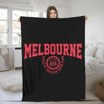 Discover Melbourne Athletic Division Fleece Blankets