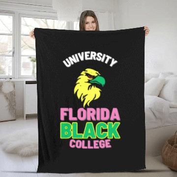 Discover University Florida Black College (Night Eagles Ed) Fleece Blankets