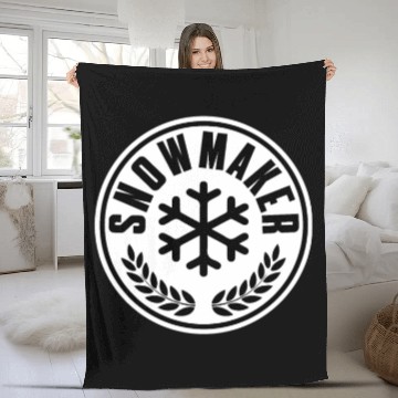 Discover Great Snowmaker Apparel Snow Gun Technology Fleece Blankets