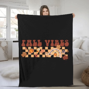 Discover Fall Vibes 1 Fleece Blankets