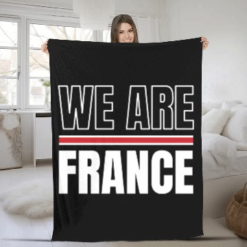 Discover We Are France Fleece Blankets