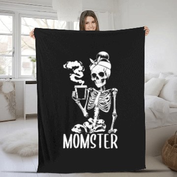 Discover For Mom Monster Lazy Creepy Halloween Fleece Blankets