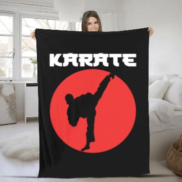 Discover Karate Karateka Fleece Blankets