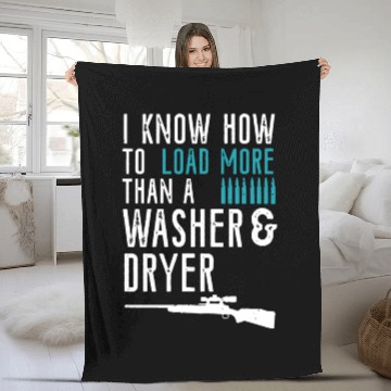 Discover Funny Deer Hunting Gift For Women Hunting Fleece Blankets