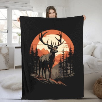 Discover Camouflage Your Passion with a Deer Hunting Fleece Blankets
