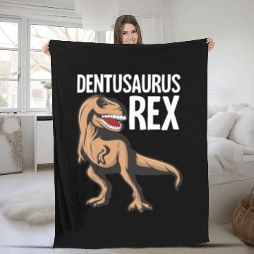 Discover Funny Dragon Boat Racing Paddle Dinosaur Fleece Blankets