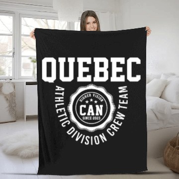 Discover Quebec Athletic Division Fleece Blankets